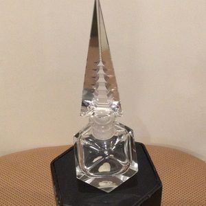 Vintage Napco Leaded Crystal Perfume Bottle